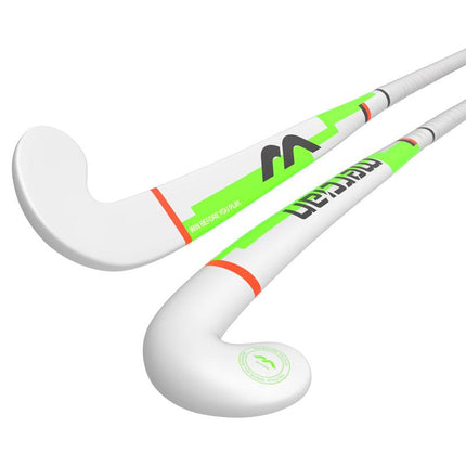 Mercian Genesis FG100 Fibreglass Junior Hockey Stick White/Green 2025