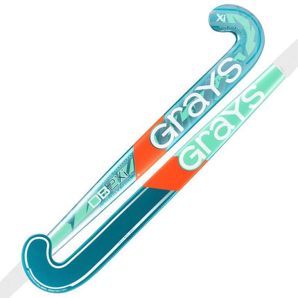Grays DB2Xi Indoor Hockey Stick 2026/27 - High-control composite indoor stick with Dynabow profile and Maxi head