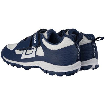 Brabo Force Velcro Junior Hockey Shoes Navy/White 2026/2027