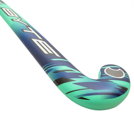 BYTE HX900 Wooden Junior Hockey Stick 2024 Navy/Teal