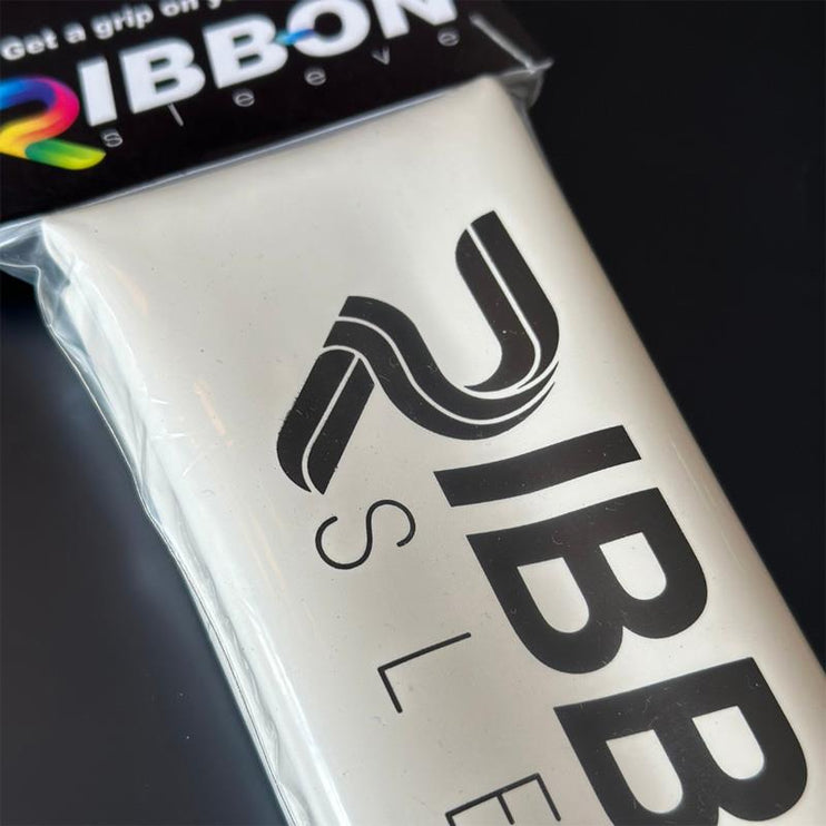 Ribbon Sleeve Grip White