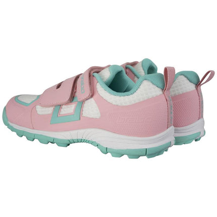 Brabo Force Velcro Junior Hockey Shoes Pink/Aqua 2026/2027