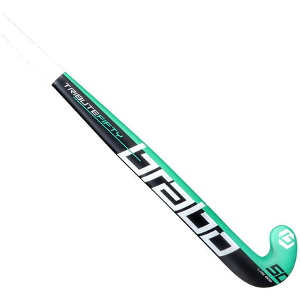 Brabo G-Force Tribute 50 Black/Aqua Junior Hockey Stick 2025