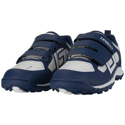 Brabo Force Velcro Junior Hockey Shoes Navy/White 2026/2027