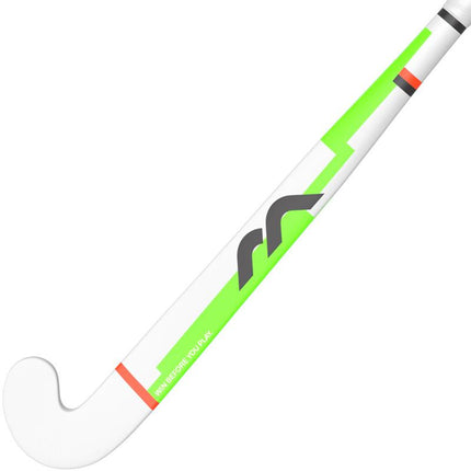 Mercian Genesis FG100 Fibreglass Junior Hockey Stick White/Green 2025
