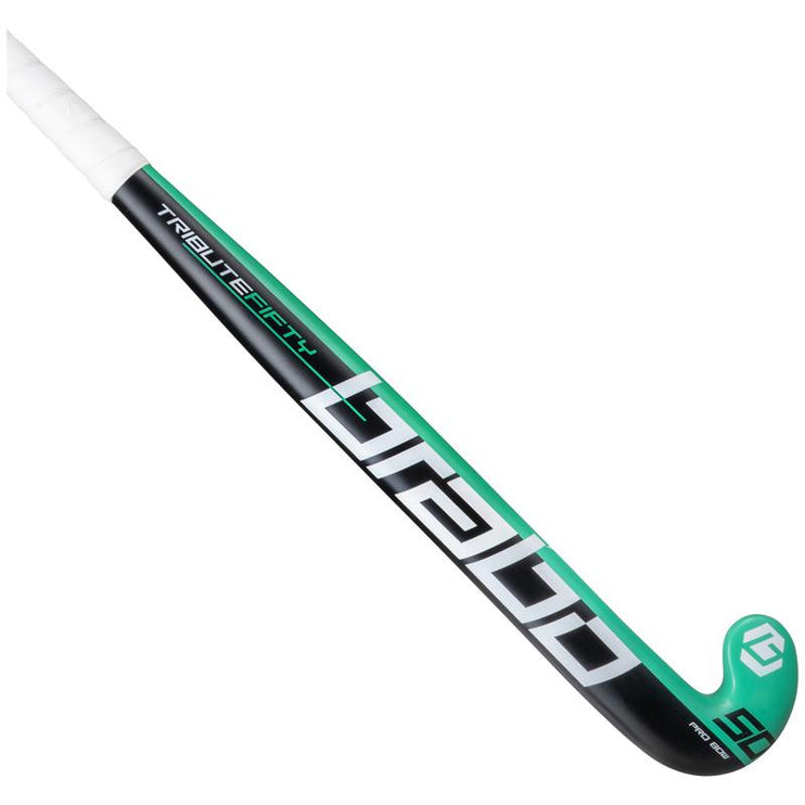 Brabo Tribute 50 PB Black/Aqua Hockey Stick 2025