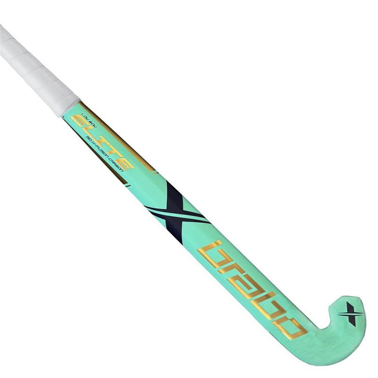 Brabo Elite X 50 LTD LB Celeste/Gold Hockey Stick 2026/2027