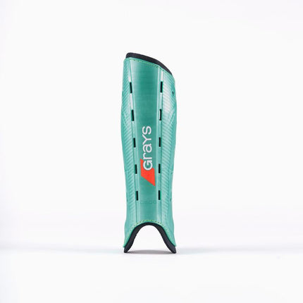 Grays G600 Hockey Shinguard Black/Aqua