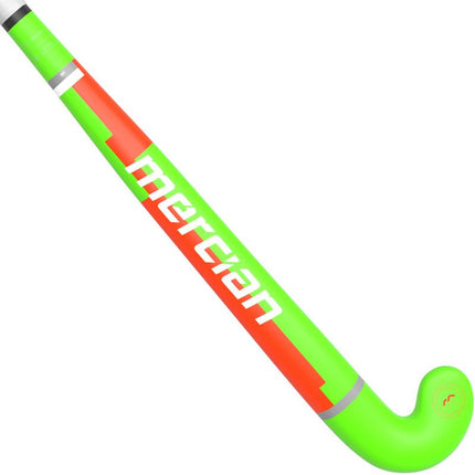Mercian Genesis Wood 1 Junior Hockey Stick Green/Orange 2025