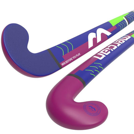 Mercian Genesis CF15 Pro Bend Junior Hockey Stick Blue/Purple 2025