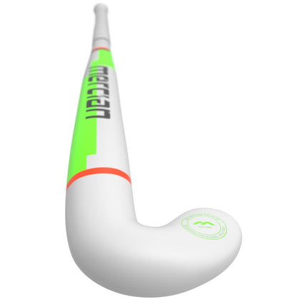 Mercian Genesis FG100 Fibreglass Junior Hockey Stick White/Green 2025