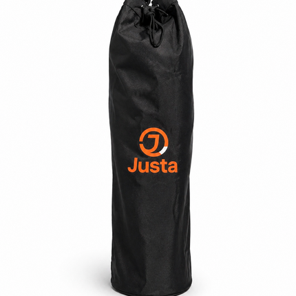 Justa Multi-Stick Duffle Bag in Black and Orange | Large 63L capacity hockey stick storage bag.