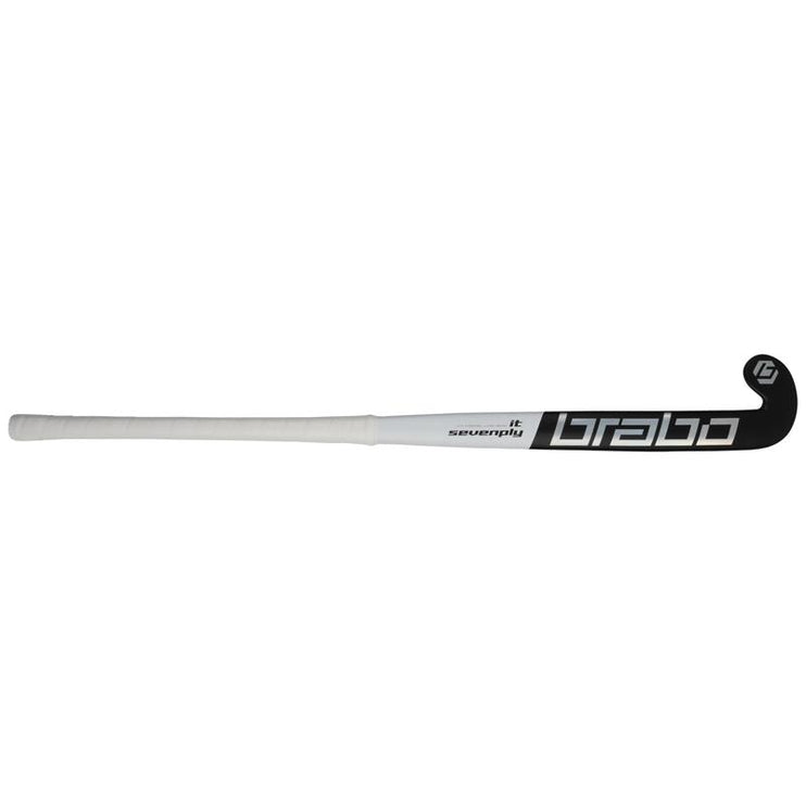 Brabo IT Sevenply Black/White Wooden Indoor Hockey Stick 2026/2027