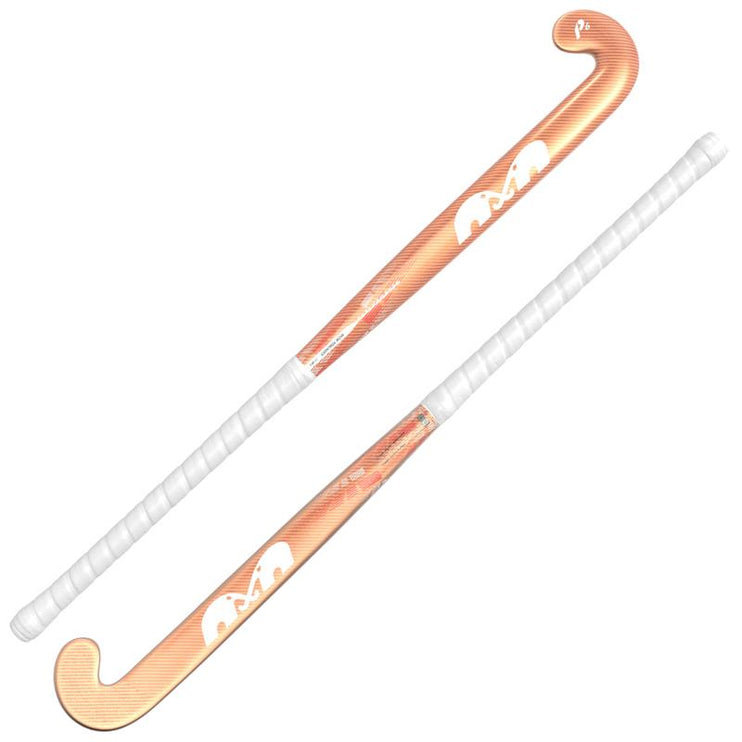 TK P6 Control Bow Junior Hockey Stick Coral/Pearl 2025