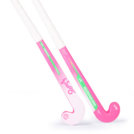 Kookaburra Neon Pink Junior Wooden Hockey Stick 2025
