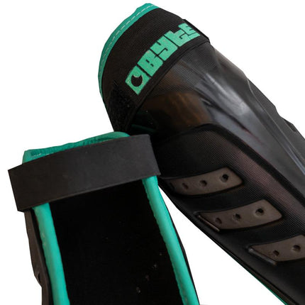 BYTE XR Hockey Shinguards Black/Teal