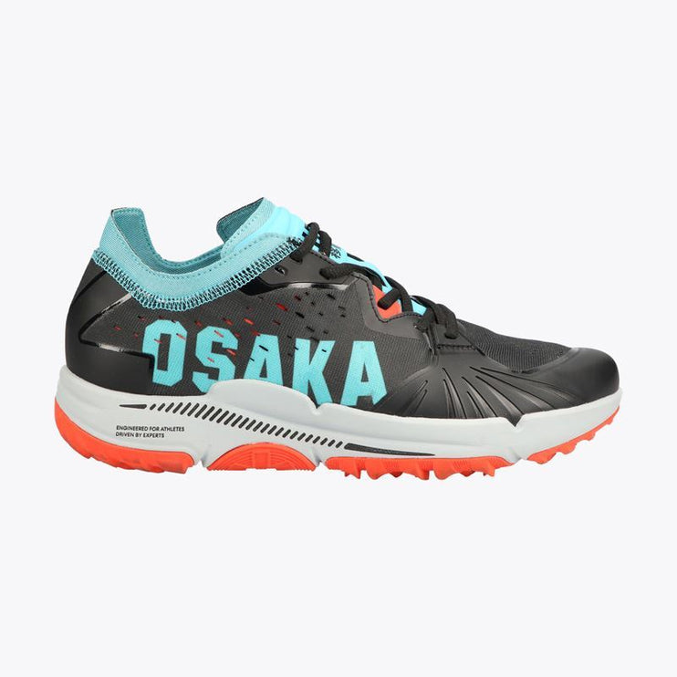 Osaka IDO Mk1 Hockey Shoe Standard Fit Analogue Black/Aqua Blue