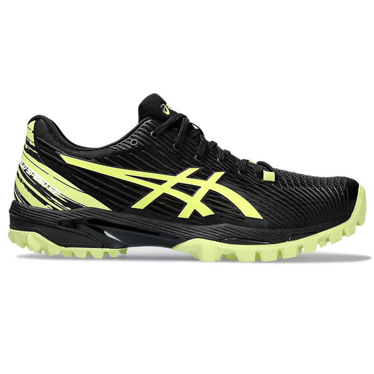 Asics Field Speed FF Mens Hockey Shoes Black/Glow Yellow 2023