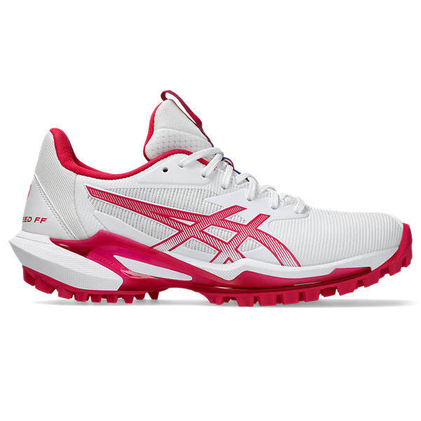 Asics Field Speed FF Women's Hockey Shoes White/Bright Rose 2025