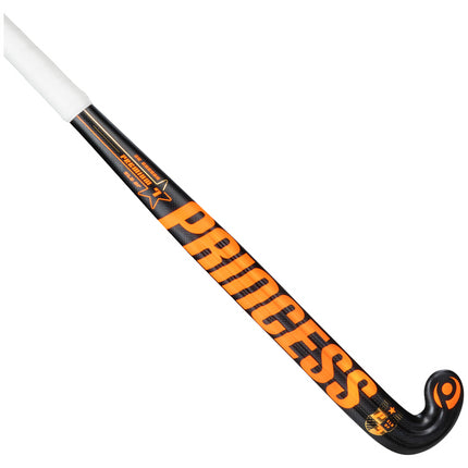 Princess Premium 7 STAR ELB-DF Hockey Stick Black/Orange 2025