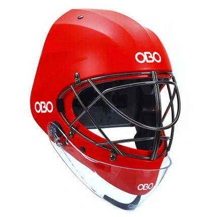 OBO ABS Helmet + Throat Protector - Red