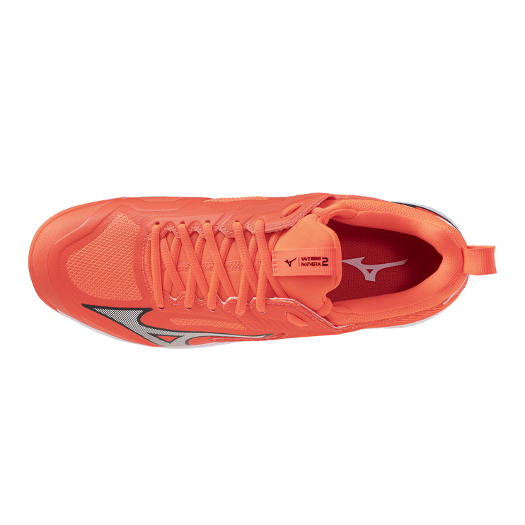 Mizuno Wave Panthera 2 Hockey Shoes Lava Orange/White/Black 2026/2027