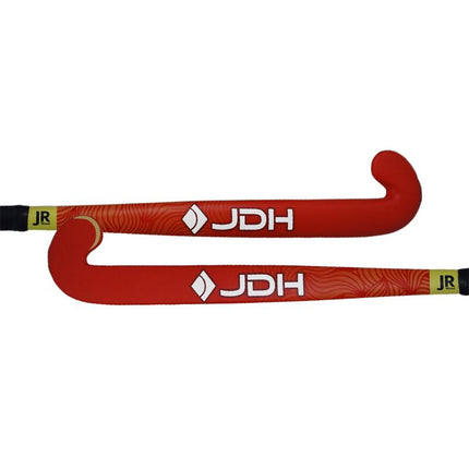 JDH X40 Junior Wooden Genesis Hockey Stick Red 2025