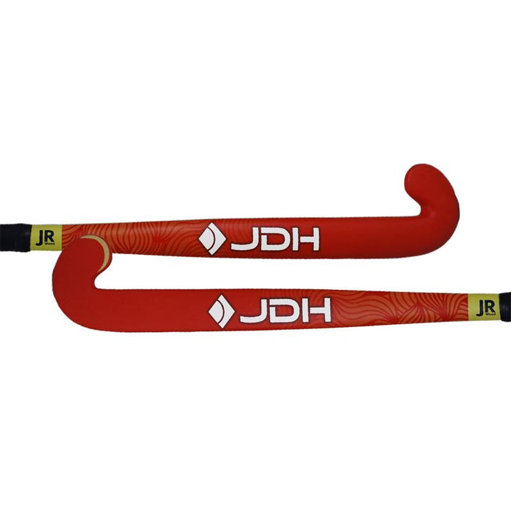 JDH X40 Junior Wooden Genesis Hockey Stick Red 2025