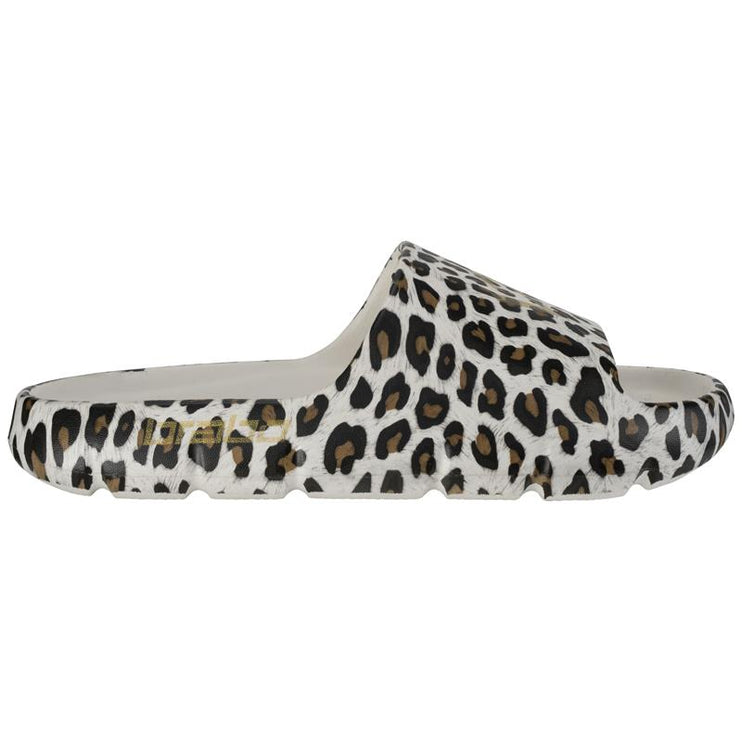 Brabo Tribute Hockey Shoes White/Gold/Leopard + Slides 2026/2027