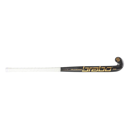 Brabo Traditional Carbon 100 LB Hockey Stick Black/Gold 2024