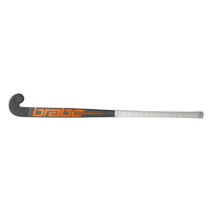 Brabo Traditional Carbon 80 LB Hockey Stick Grey/Orange 2024