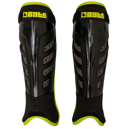 BYTE XR Hockey Shinguards Black/Yellow