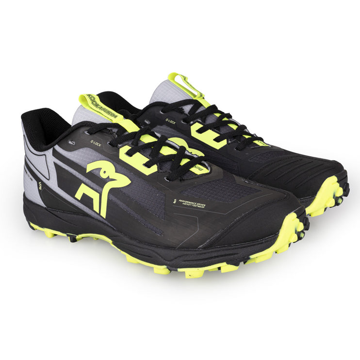 Kookaburra Rogue Hockey Shoes Black/Yellow 2025