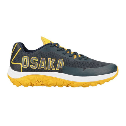 Osaka KAI Mk1 Unisex Hockey Shoe French Navy/Honey Yellow