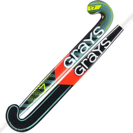 Grays PB 7 Hockey Stick Black/Aqua/Fluo Yellow 2025/2026
