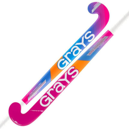 Grays 200i Ultrabow Micro Junior Indoor Hockey Stick Blue/Pink 2023