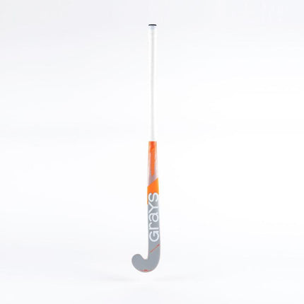 Grays 400i Ultrabow Wooden Indoor Hockey Stick Silver/Orange 2025/2026