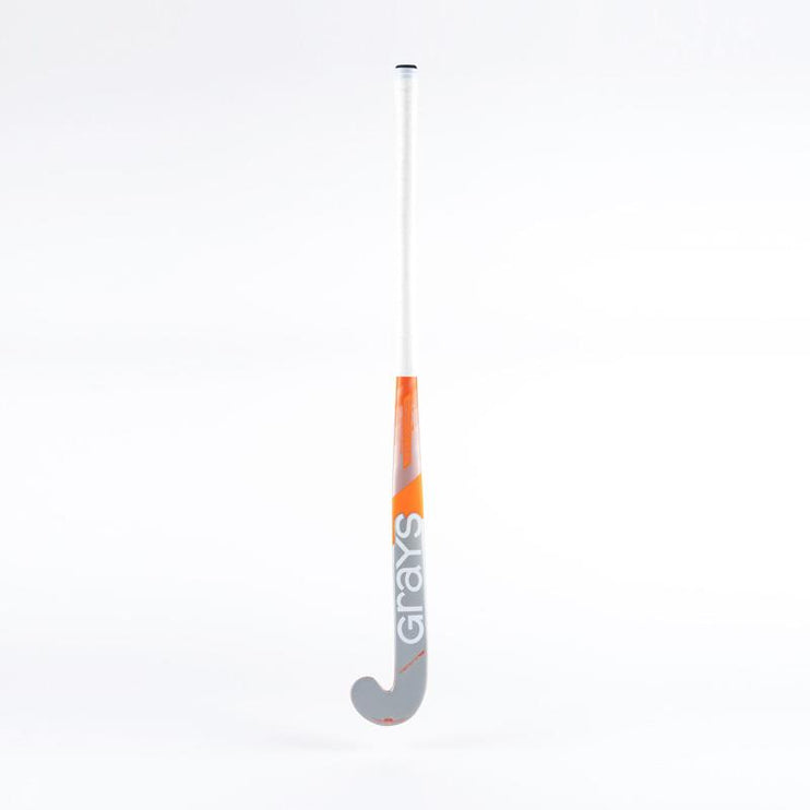 Grays 400i Ultrabow Wooden Indoor Hockey Stick Silver/Orange 2025/2026