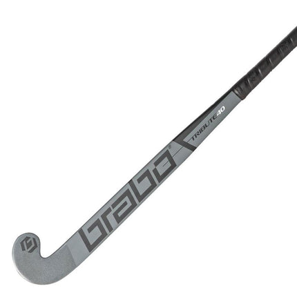 Brabo Tribute 40 CC Hockey Stick Grey/White 2024