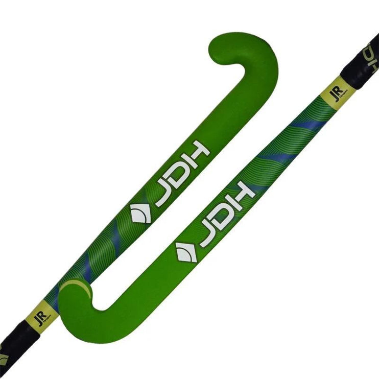JDH Junior Genesis Mid Bow Hockey Stick Green 2026/27