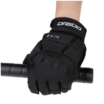 Brabo Elite Pro Player Hockey Glove Black/Grey