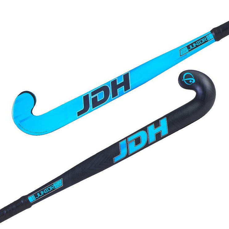 JDH Junior Mid Bow Glass Fibre Hockey Stick Orange 2022