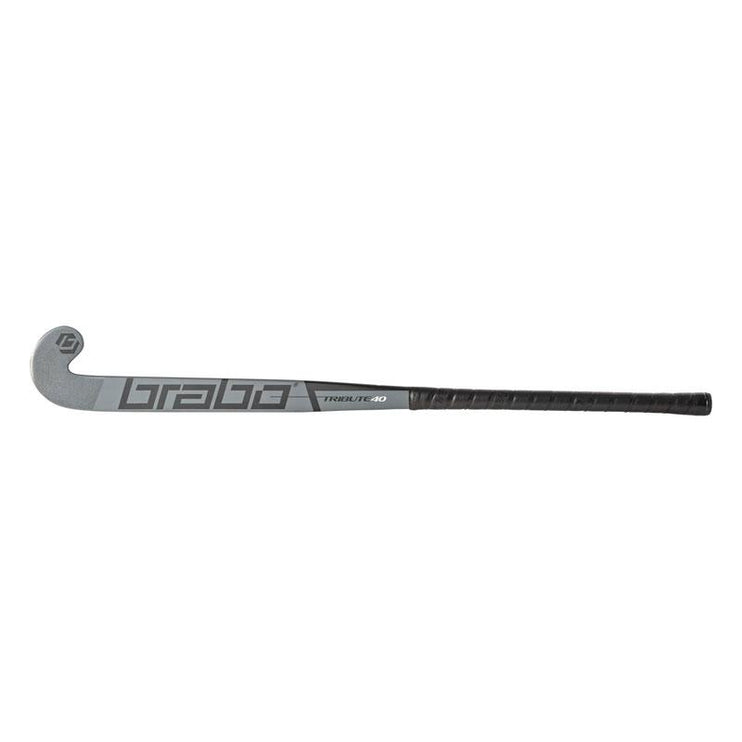 Brabo Tribute 40 CC Hockey Stick Grey/White 2024