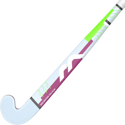 Mercian Genesis CF25 Pro Bend Junior Hockey Stick Grey/Purple 2025