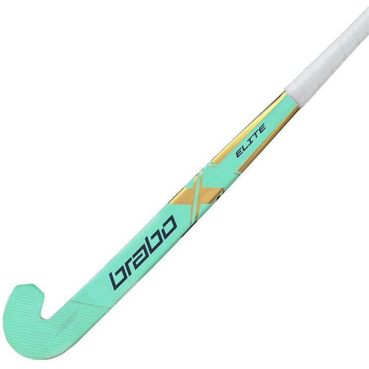 Brabo Elite X 50 LTD LB Celeste/Gold Hockey Stick 2026/2027