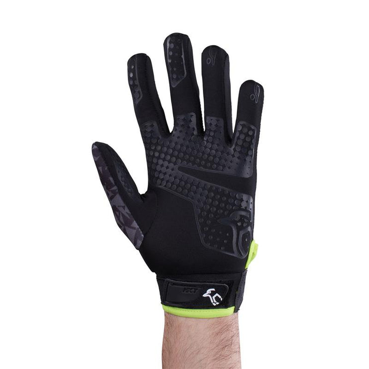 Kookaburra Venom Hockey Gloves Grey/Lime