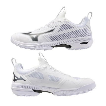 Mizuno Wave Panthera 2 Hockey Shoes White/Black/Silver 2026/2027