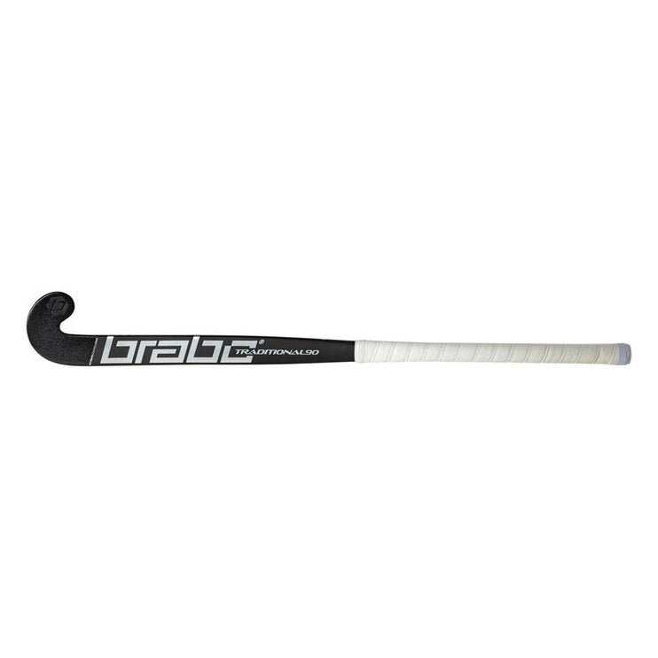 Brabo Traditional Carbon 90 LB Light Hockey Stick Black/Silver 2024