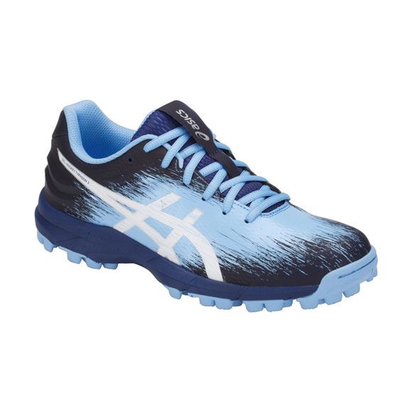 Asics Gel-Hockey Typhoon 3 Womens Hockey Shoes 2018 Blue Print/White
