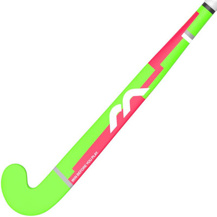 Mercian Genesis Wood 1 Junior Hockey Stick Green/Rubine 2025